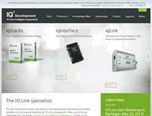 Tablet Screenshot of iq2-development.com